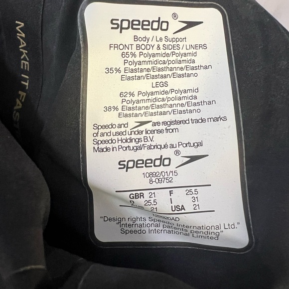 Size 21 Lzr Racer Comfort Strap Pro Recordbreaker Kneeskin - Picture 3 of 3